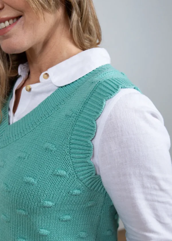Saffy Tank in Sea Green