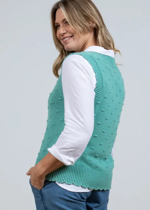 Saffy Tank in Sea Green