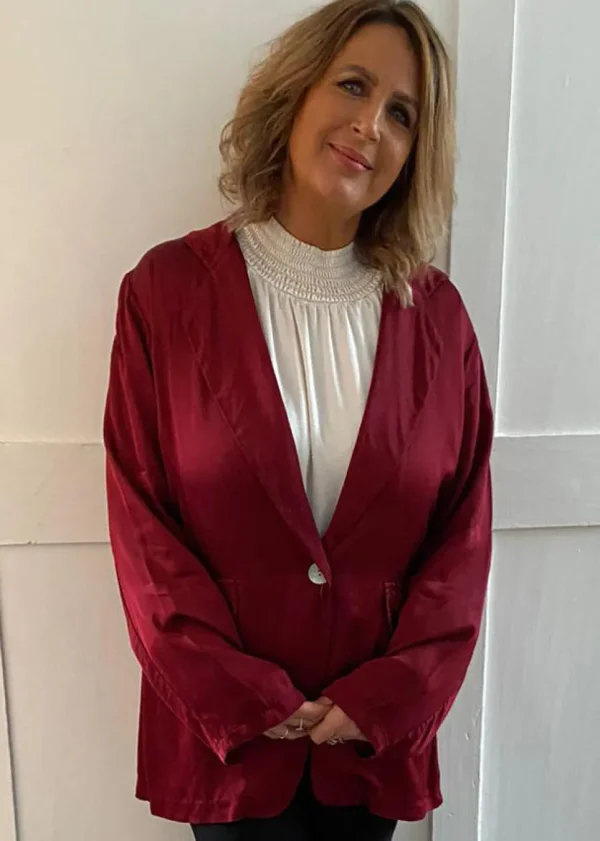 Satin Blazer