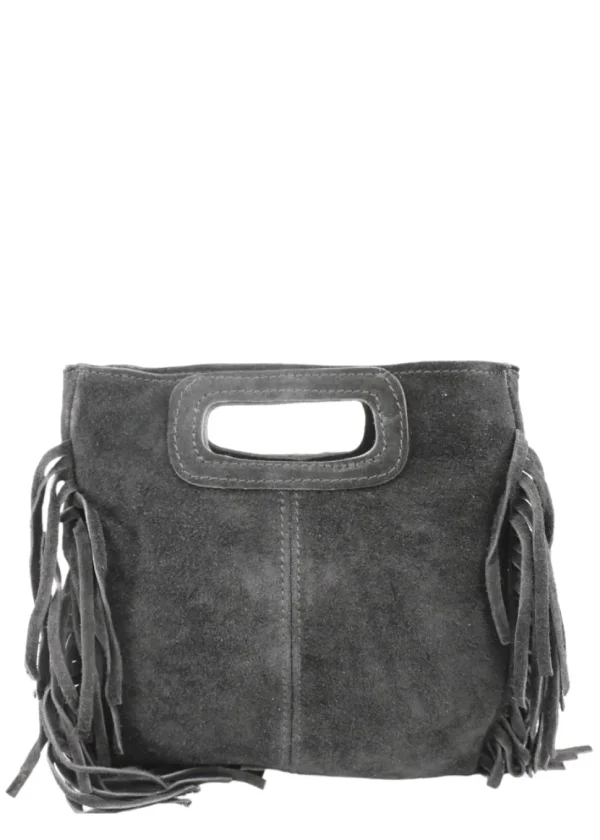 Small Tassel Suede Bag