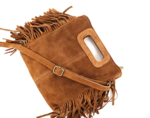 Small Tassel Suede Bag