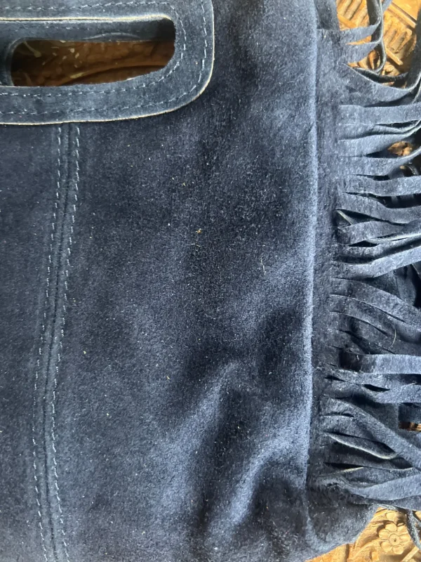Small Tassel Suede Bag