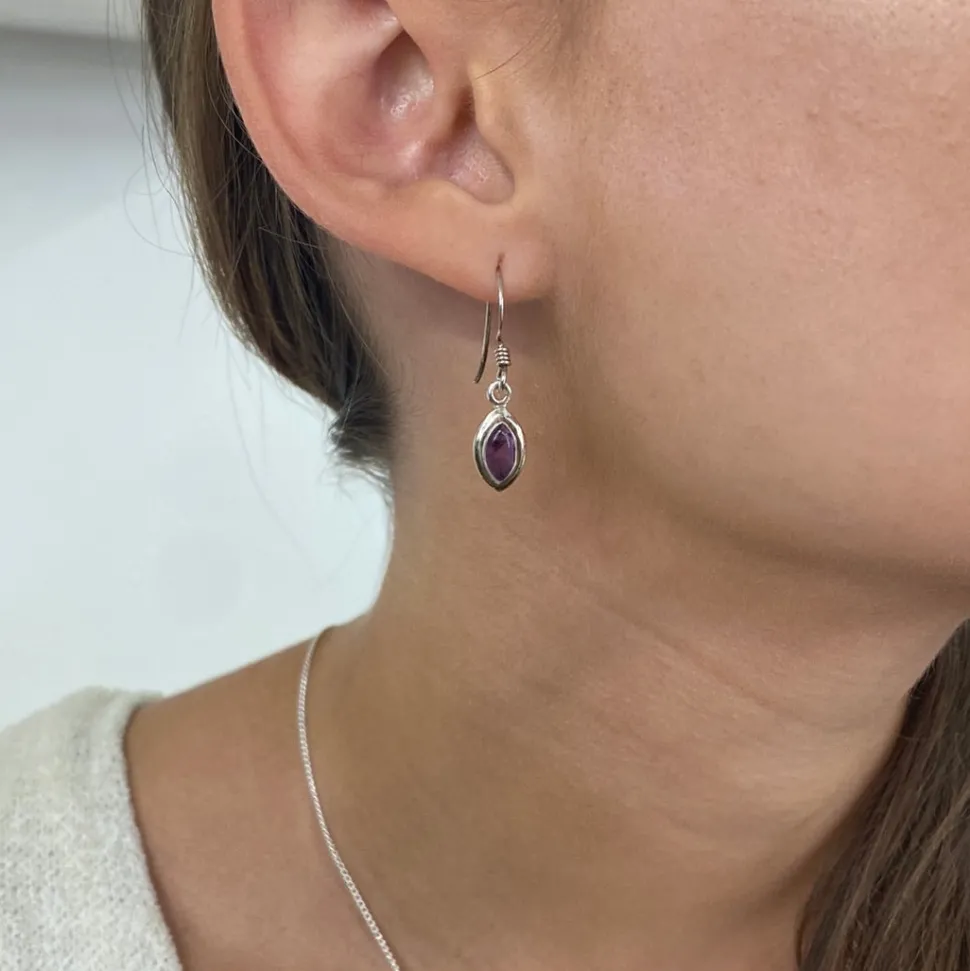 solid_silver_amethyst_dou_2.webp Solid Silver Amethyst Double Framed Marquise Drop Earrings