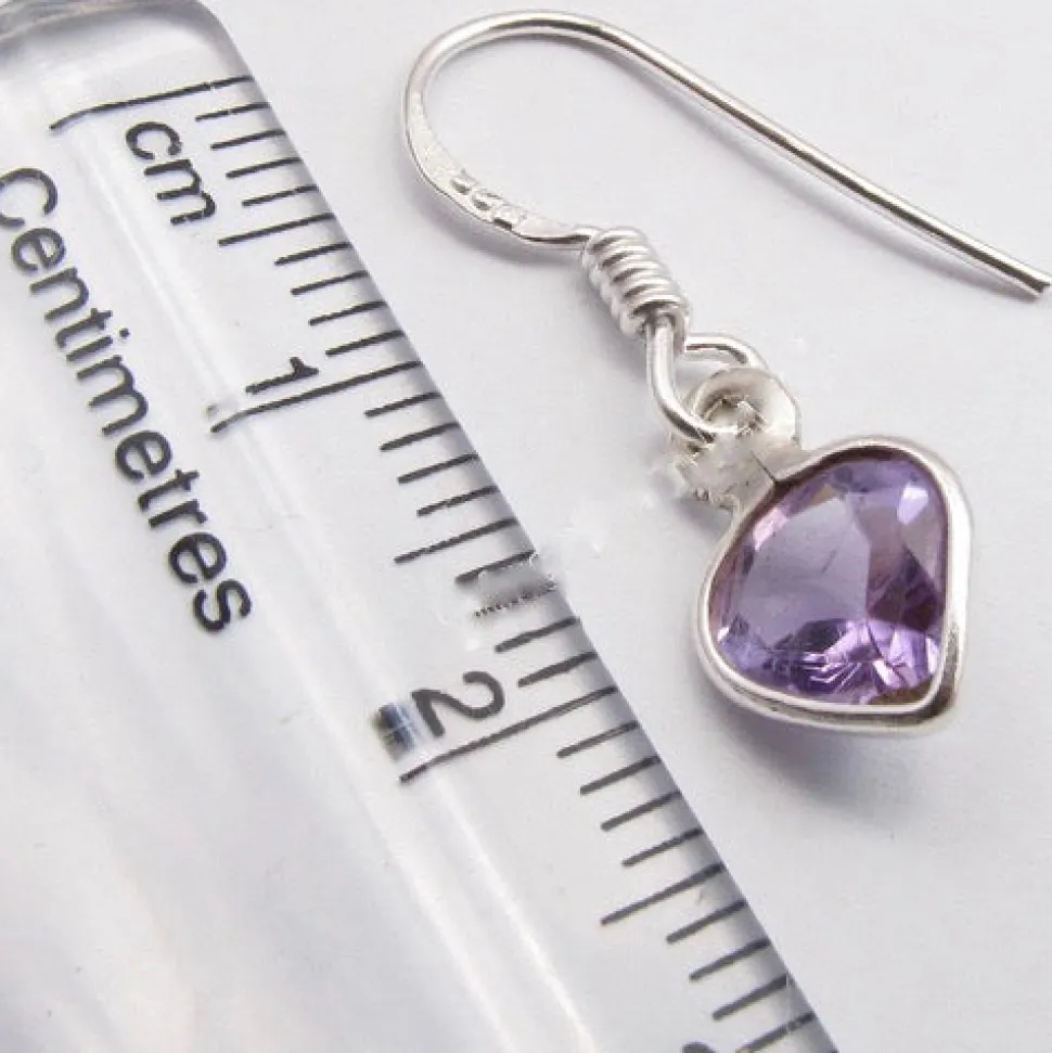solid_silver_amethyst_min_3.webp Solid Silver Amethyst Mini Reverse Tear-Drop Drop Earrings