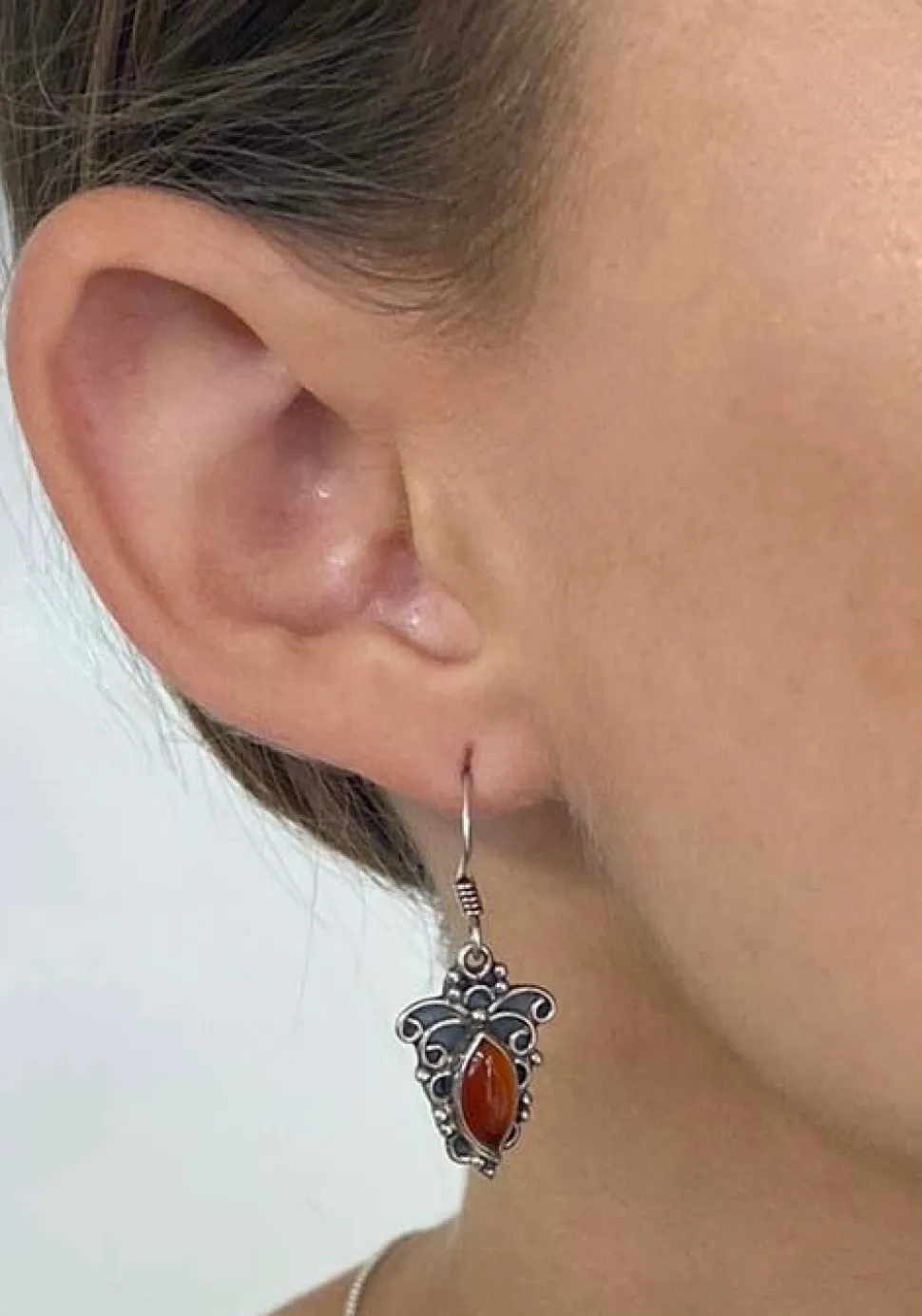 solid_silver_carnelian_or_0.webp Solid Silver Carnelian Ornate Scroll Drop Earrings