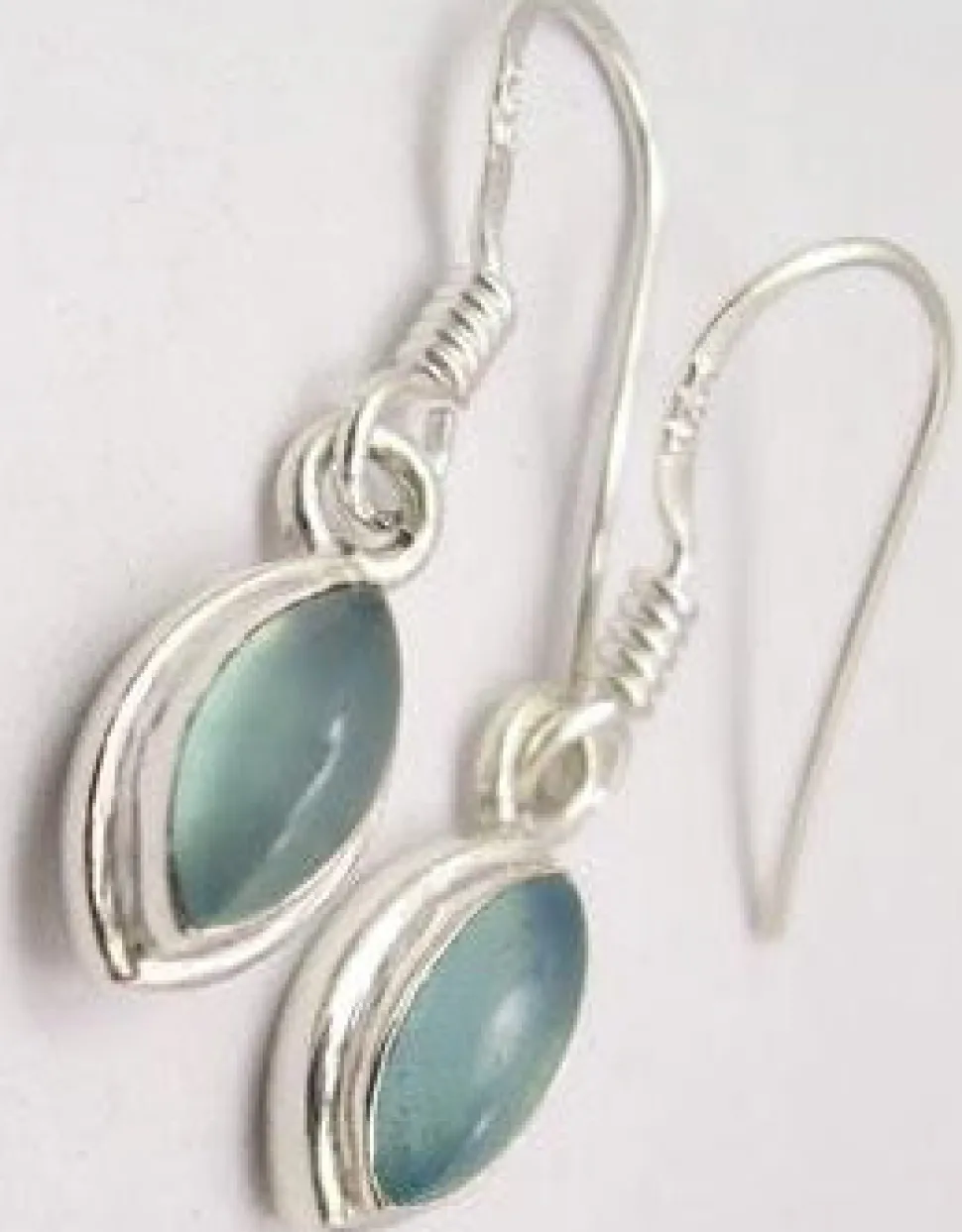 solid_silver_double_frame_0.webp Solid Silver Double Frames Tear Drop Chalcedony Earrings