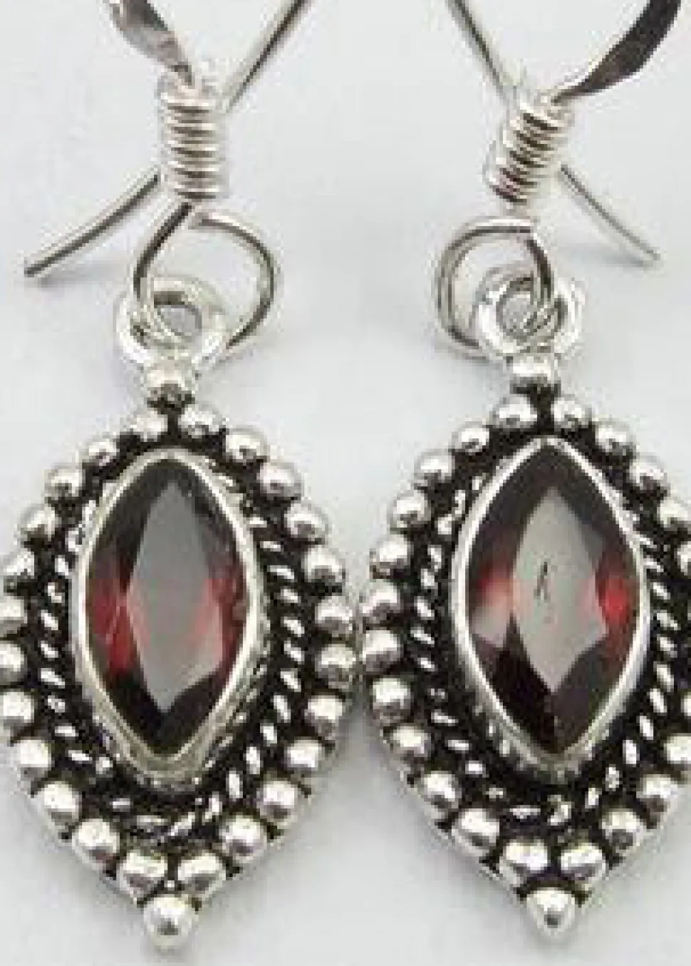 solid_silver_garnet_ellip_1.webp Solid Silver Garnet Ellipse Drop Earrings
