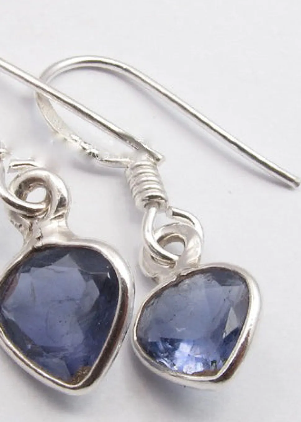 solid_silver_iolite_mini__1.webp Solid Silver Iolite Mini Reverse Tear-Drop Drop Earrings