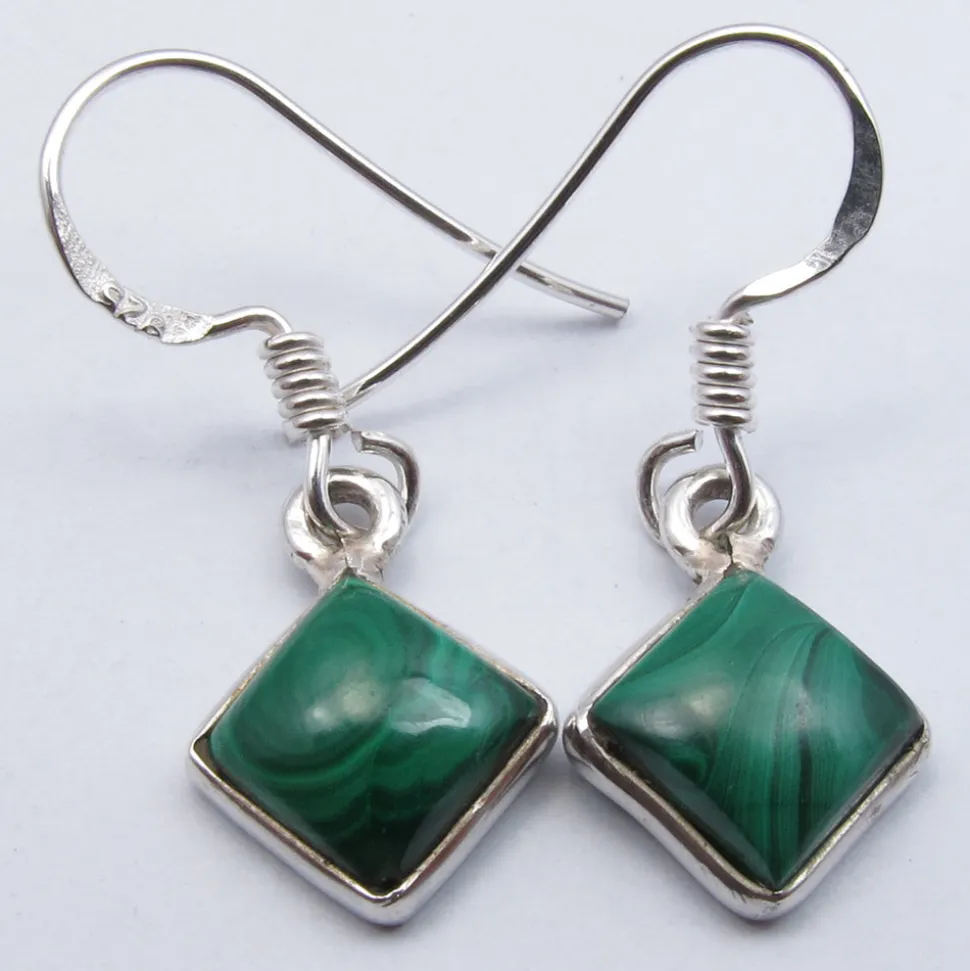 solid_silver_malachite_dr_4.webp Solid Silver Malachite Drop Simple Earrings