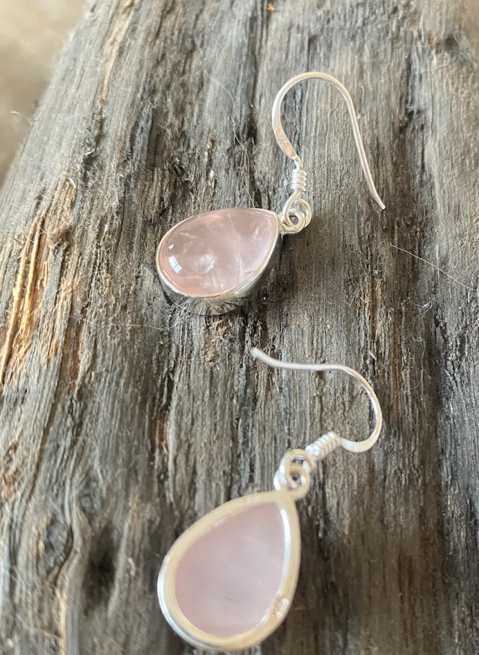 solid_silver_peardrop_chu_3.webp Solid Silver Pear-Drop Chunky Rose Quartz Earrings