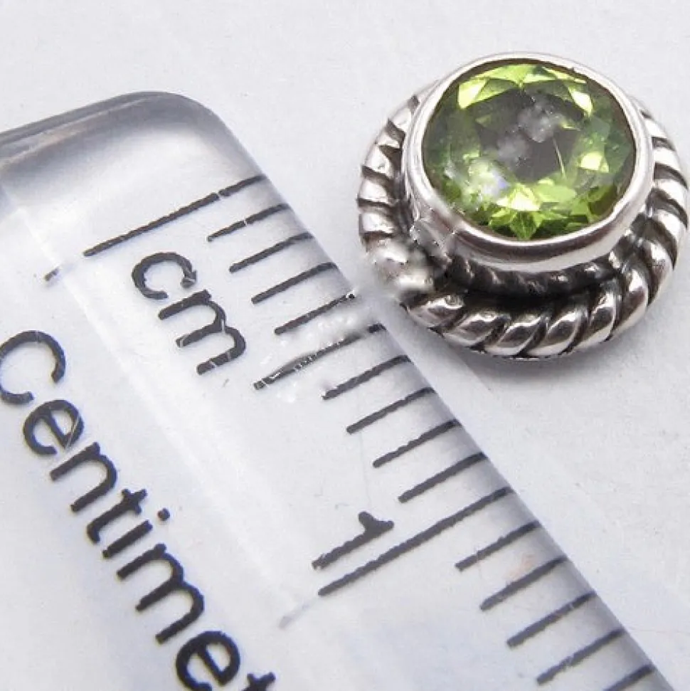 solid_silver_peridot_roun_3.webp Solid Silver Peridot Round Stud Earrings
