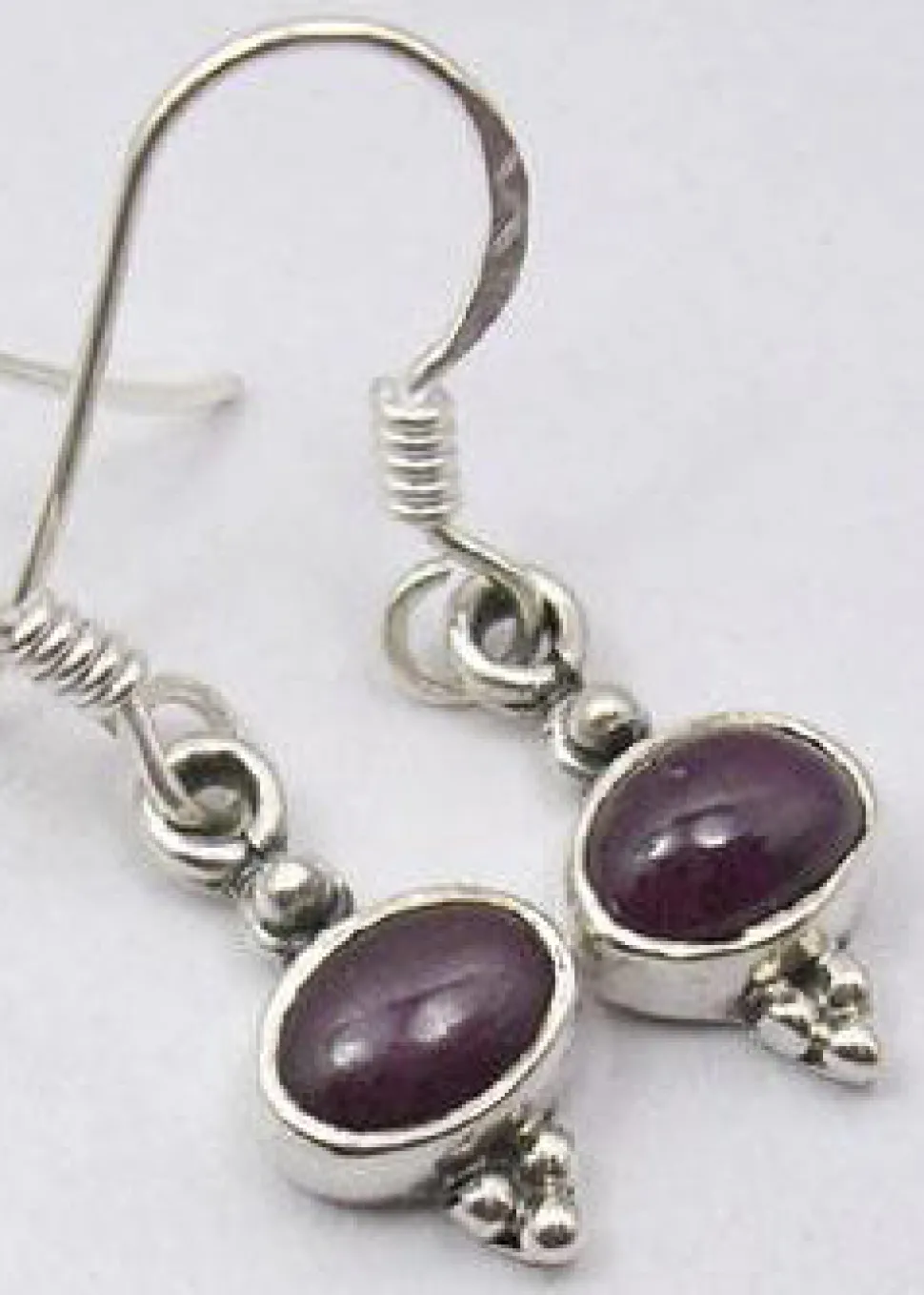 solid_silver_ruby_circle__1.webp Solid Silver Ruby Circle Drop Earrings