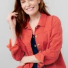 Southwester Tencel Cotton Jacket in Earth Red
