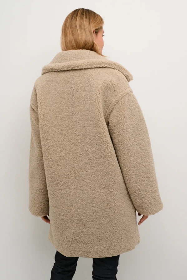 Thyra Coat in Feather Grey