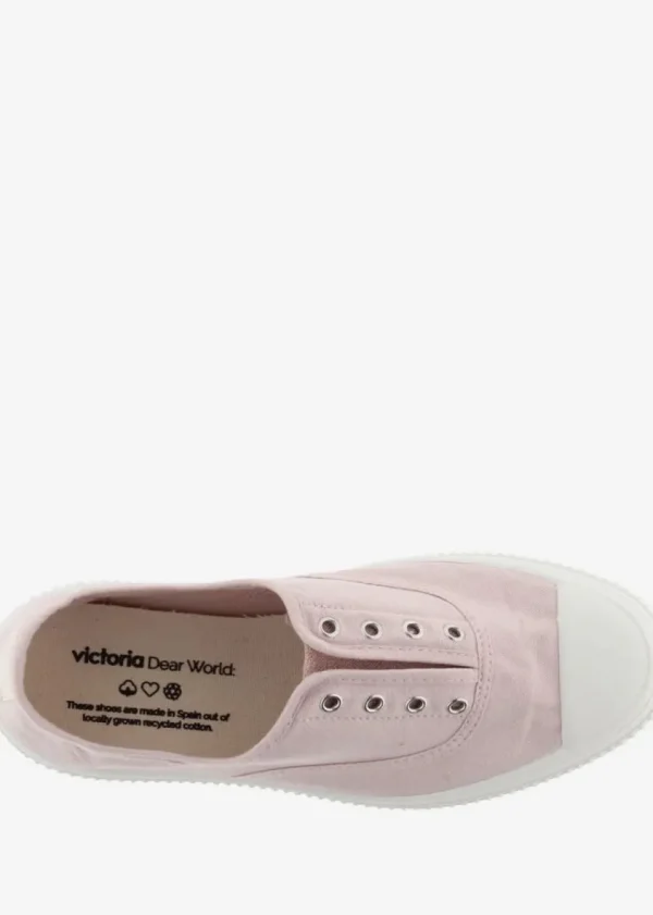 Victoria Platform Pumps in Powder Pink