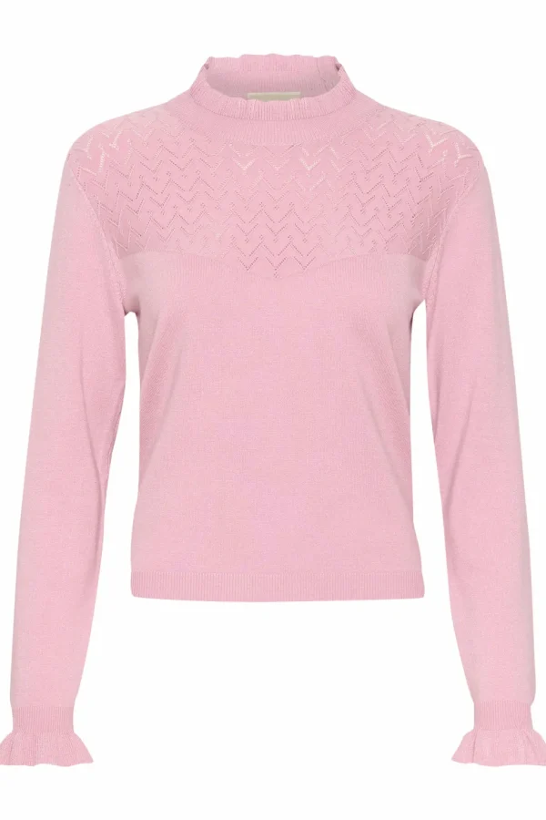 Villea Pullover in Dawn Pink