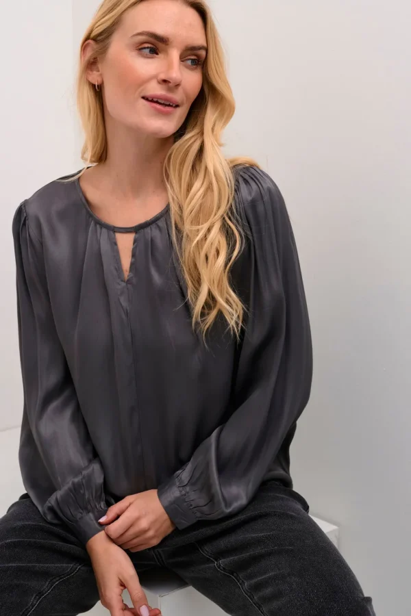 Virea Long Sleeve Blouse in Castlerock