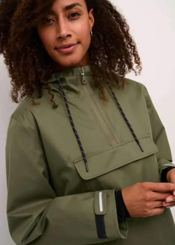 Vivian Anorak in Ivy Green
