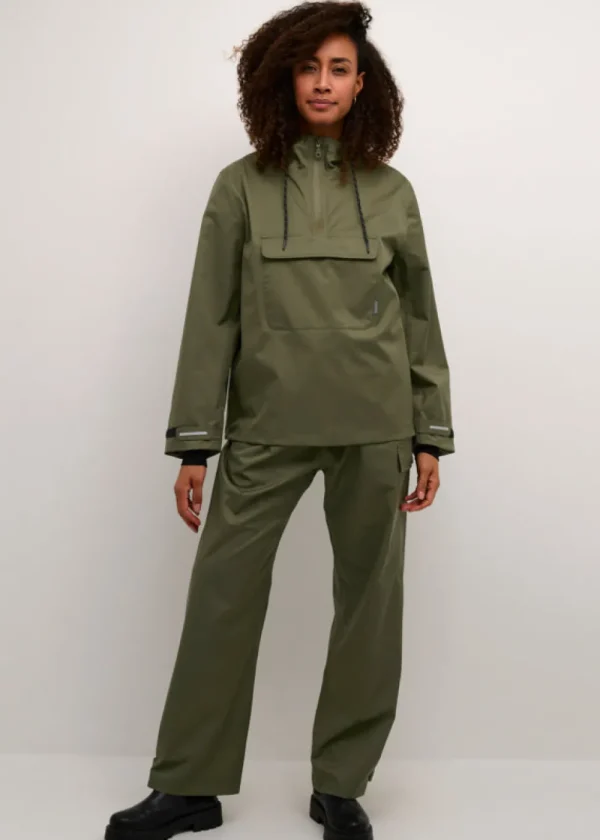 Vivian Anorak in Ivy Green
