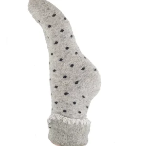 Luxurious Cuff House Socks in Tiny Dots