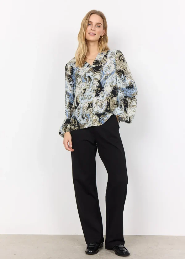 Nami 2 Blouse in Blue Flint