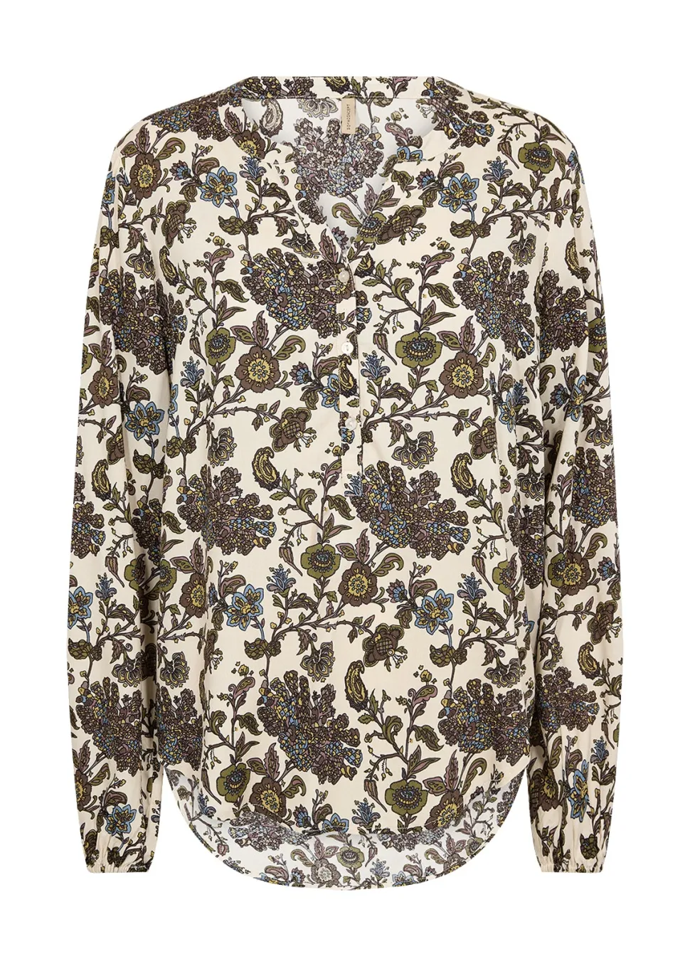 nine__print_blouse_in_dar_5.webp Nine 1 Print Blouse in Dark Green