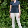 Robell Full Length Marie Trousers in Putty Grey 92