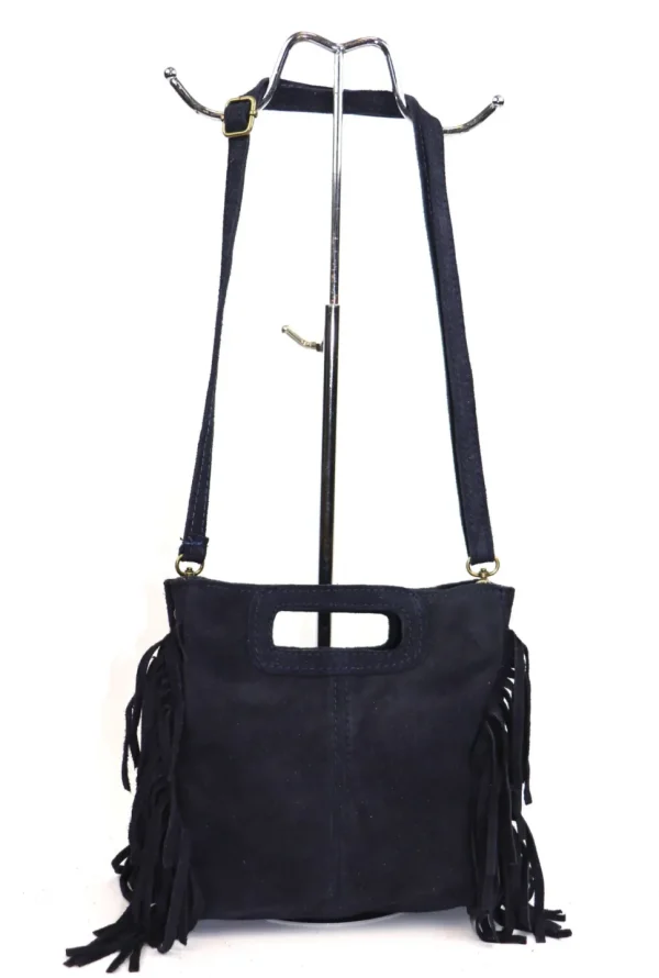 Small Tassel Suede Bag