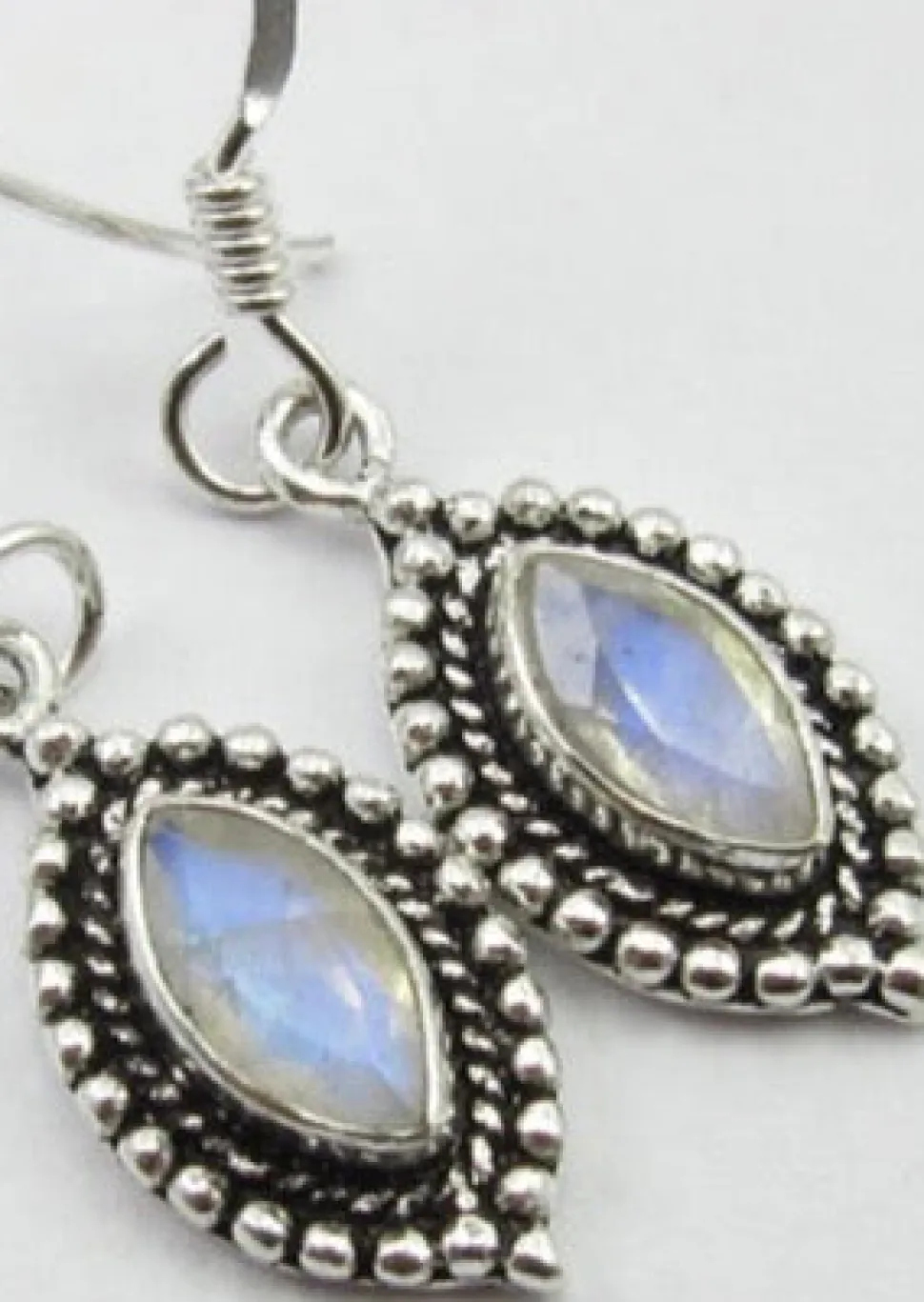 solid_silver_rainbow_moon_1-1.webp Solid Silver Rainbow Moonstone Ellipse Drop Earrings