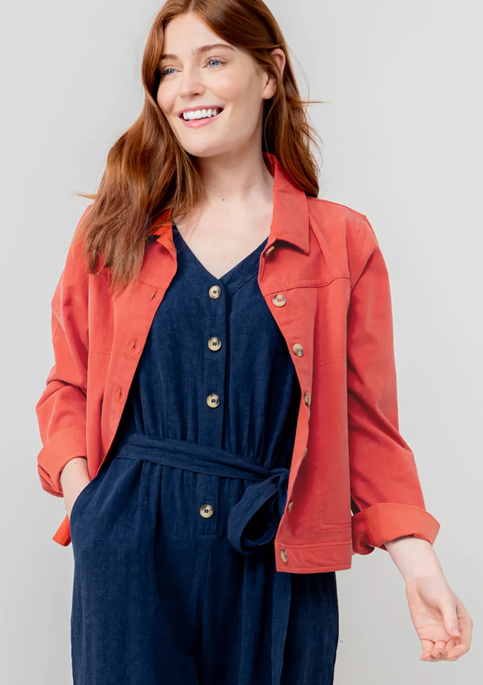 southwester_tencel_cotton_4.webp Southwester Tencel Cotton Jacket in Earth Red