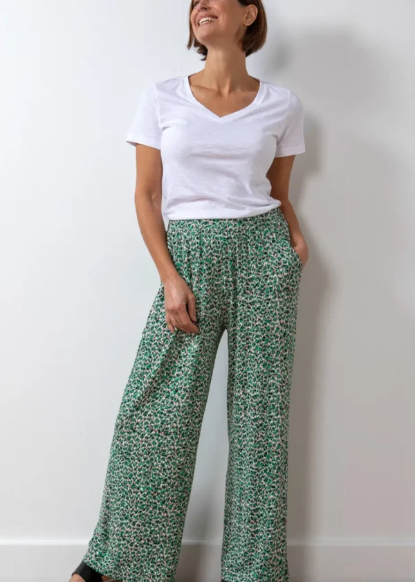 Spring Breeze Trouser Animal Taupe