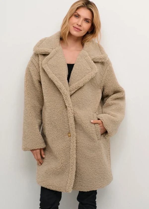Thyra Coat in Feather Grey