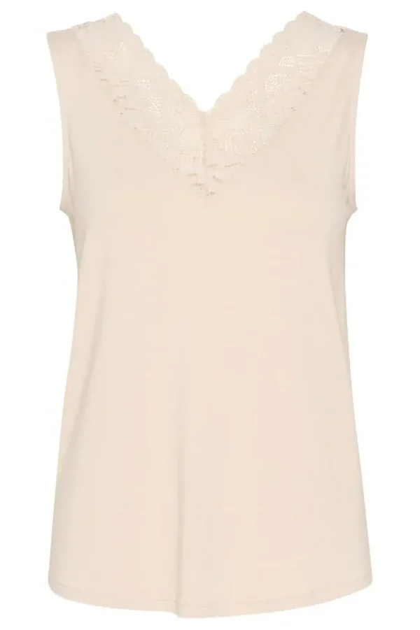 Trulla Vest Top in Cream