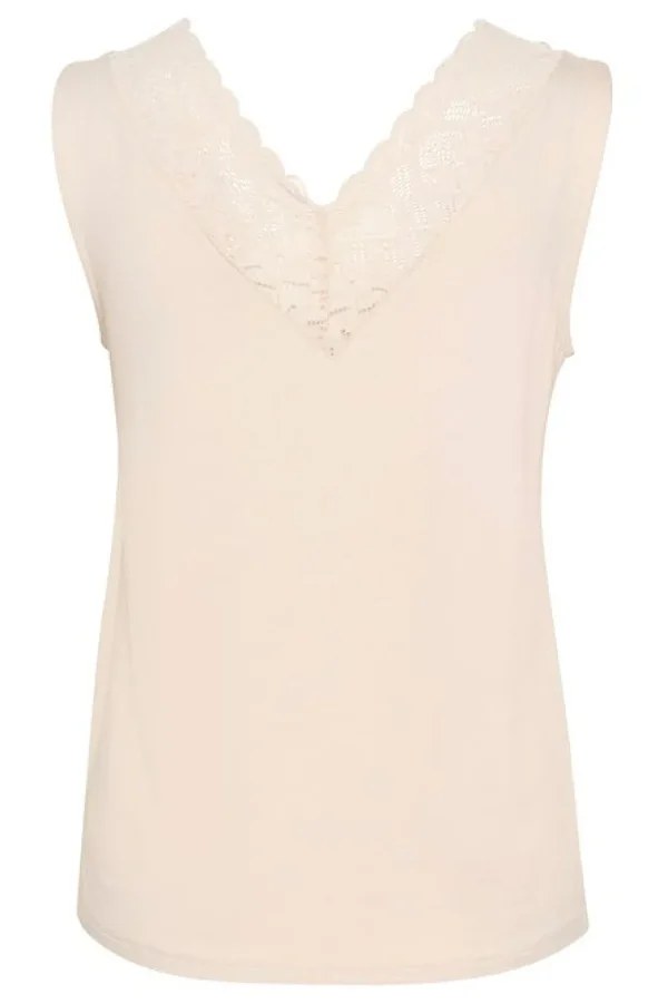 Trulla Vest Top in Cream
