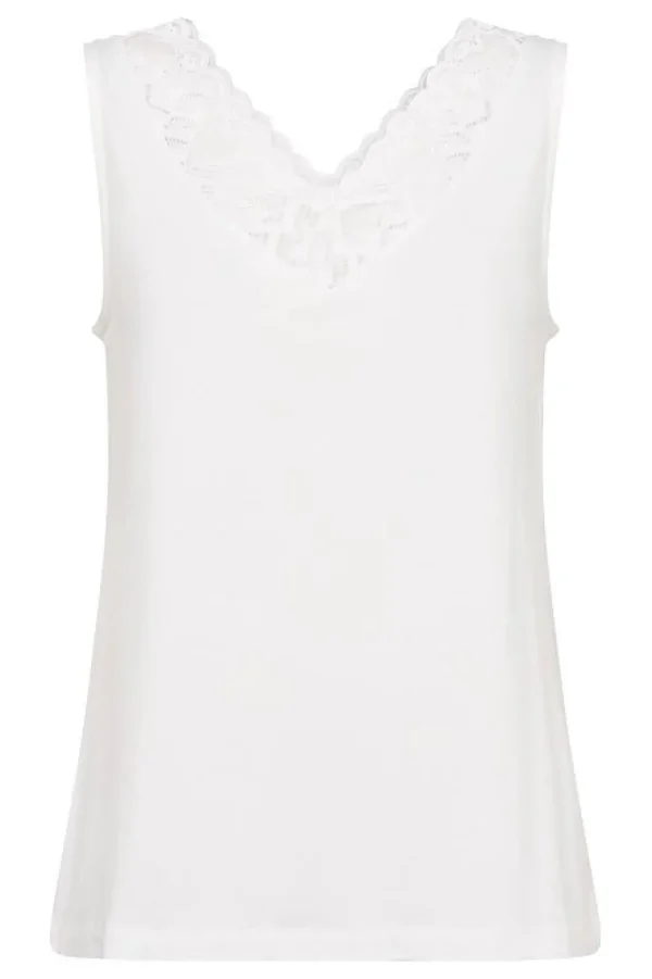Trulla Vest Top in Cream