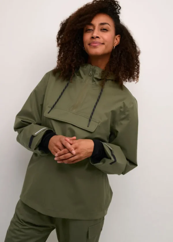 Vivian Anorak in Ivy Green